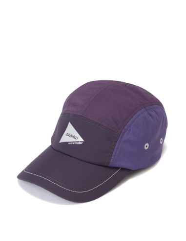 Gramicci x And Wander Patchwork Wind Cap Multi Purple brillant des détails fins