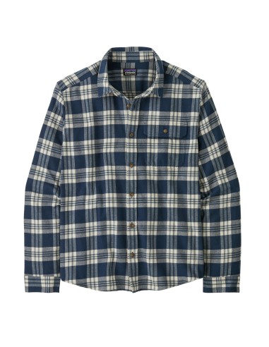 Patagonia L/S Lightweight Fjord Flannel Shirt Base Camp / New Navy Venez acheter