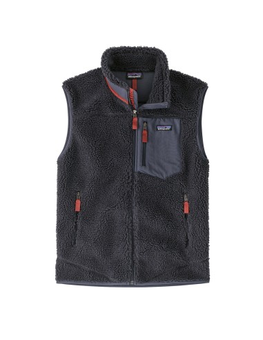 Patagonia Classic Retro-X Vest Smolder Blue brillant des détails fins