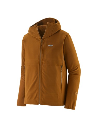 Patagonia R1 TechFace Fitz Roy Trout Hoody Shelter Brown commande en ligne