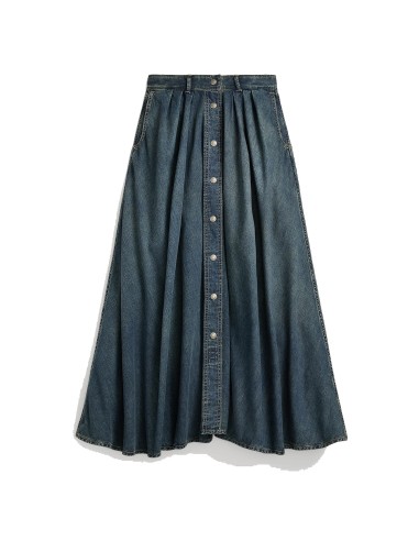 RRL By Ralph Lauren Womens Louisa Skirt Mid A Line Medium Indigo en linge