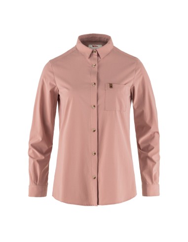 Fjallraven Womens Ovik Lite Shirt LS Dusty Rose l'évolution des habitudes 