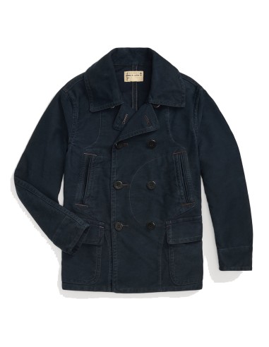 RRL by Ralph Lauren Moleskin Peacoat Vintage Navy Venez acheter