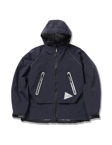 And Wander Womens Loose Fitting Rain Jacket Dark Navy l'achat 