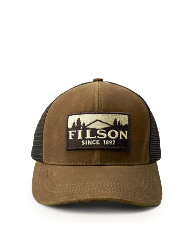 Filson Logger Mesh Cap Dark Tan Venez acheter