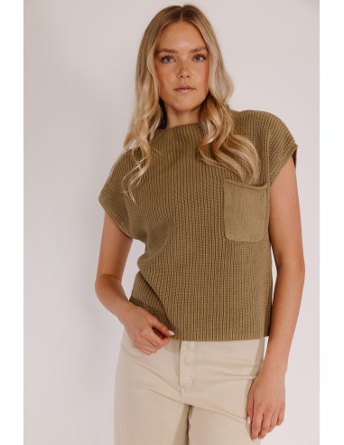 Pasco Sweater in Olive destockage