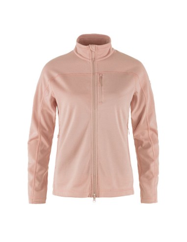 Fjallraven Womens Abisko Lite Fleece Jacket Chalk Rose En savoir plus