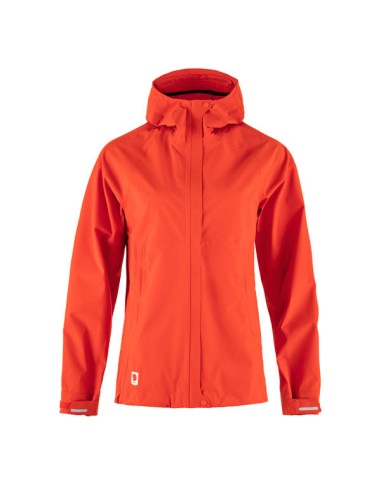 Fjallraven Womens High Coast Hydratic Trail Jacket Flame Orange hantent personnes